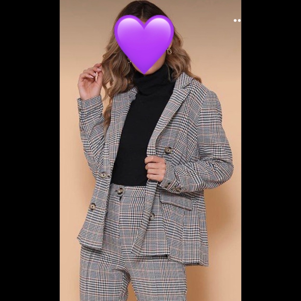 Lucy Plaid Blazer